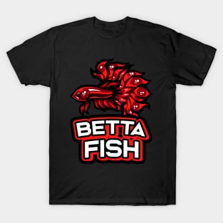 Betta Fish Aquarium Lover Gift Ideas T-Shirt